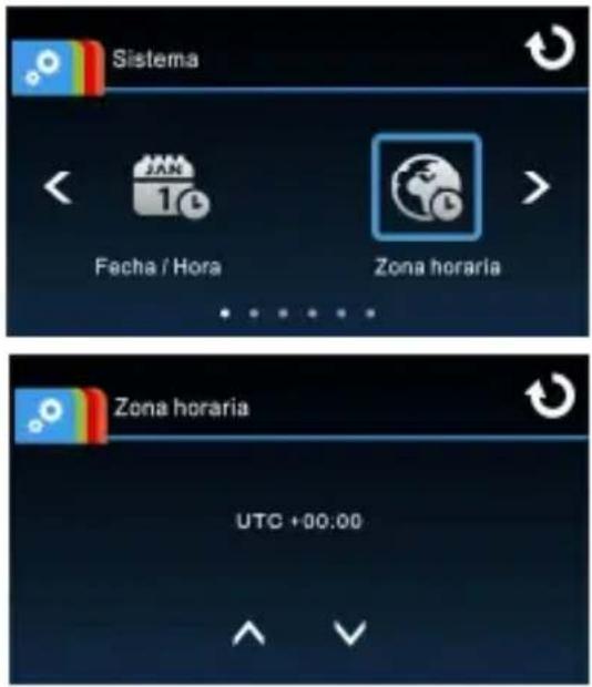 Sistema Fecha / Hora Zona horaria Zona horaria UTC +00:00