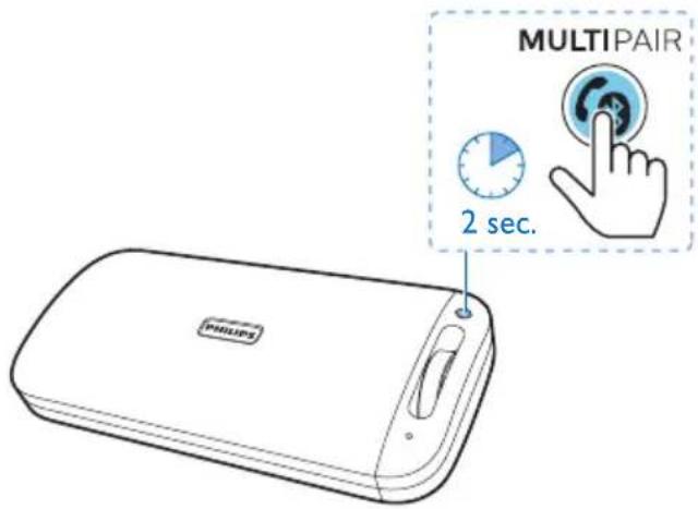 PHILIPS BT3600R - Σύνδεση δύο συσκευών Bluetooth ταυτόχρονα - 1
