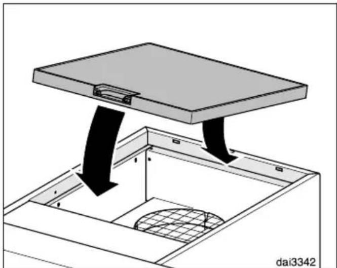 MIELE DA 6796 W Shape - Fitting/replacing a charcoal filter - 1