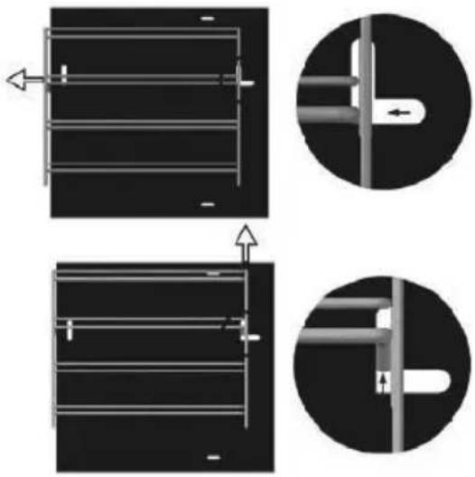 Meireles MF 1604 X - REMOVING THE OVEN'S SIDE RAILS - 2