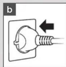 Simple line drawing of a plug with a wire, no text or symbols present.