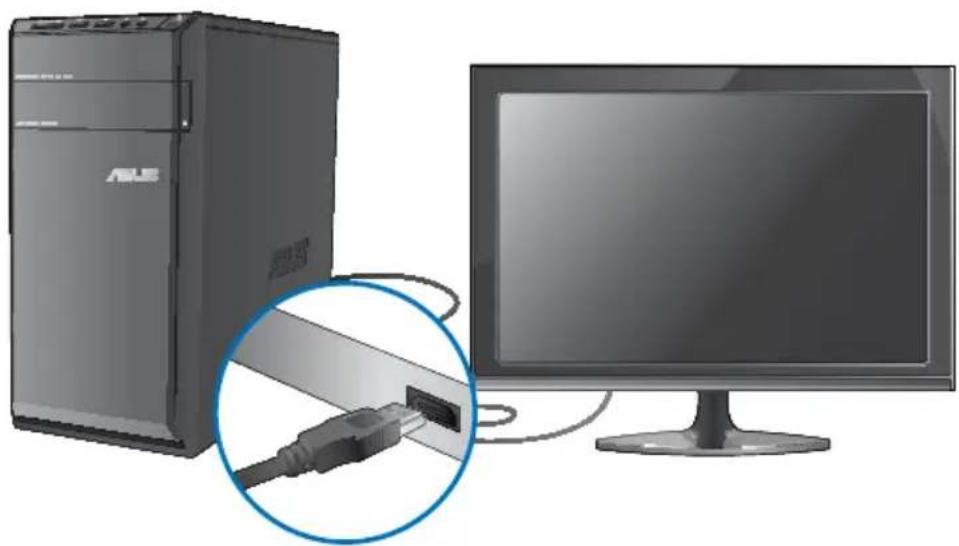 ASUS Essentio CM6340 - Σύνδεση συσκευής HDTV - 2