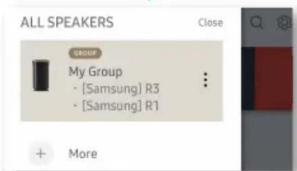 ALL SPEAKERS Close GROUP My Group • [Samsung] R3 • [Samsung] R1 + More