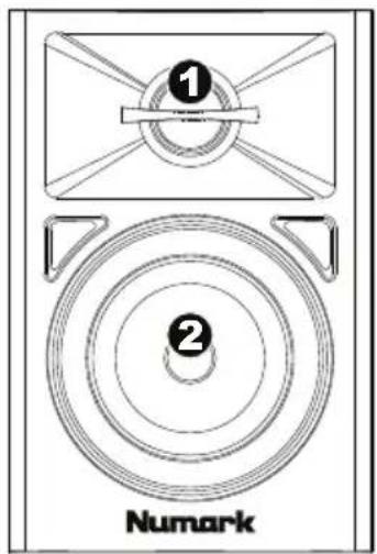 NUMARK N-Wave 360 - Pannello anteriore - 1