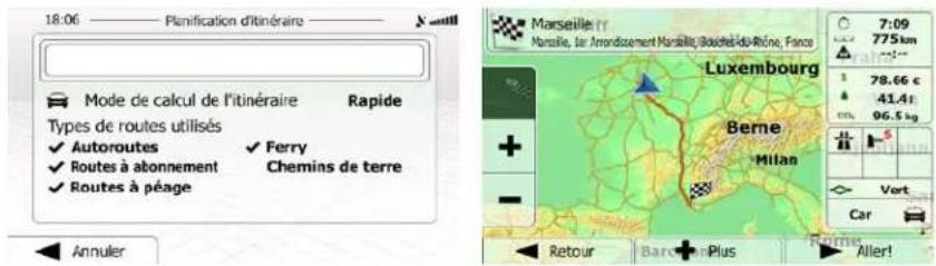 18:06 Planification d'itinéraire Mode de calcul de l'itinéraire Rapide Types de routes utilisés ✓ Autoroutes ✓ Ferry ✓ Routes à abonnement Chemins de terre ✓ Routes à péage Annuler Marseille ff Marseille, la Amondazement Marseille, Bouteille du Rhine, Fano Luxembourg Berne Milan 7:09 775km 78.66 c 41.41 96.5 kg Vert Car Retour Barcel Plus Aller!