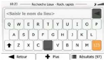 Q W E R T Y U I O P A S D F G H J K L ↑ Z X C V B N M 123 Retour + Plus Résultats (97)