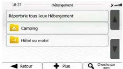 18:27 —— Hébergement Répertorie tous lieux Hébergement Camping Hôtel ou motel