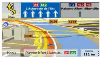 A4 E50 L'Autoroute de l'Est 3 km D138 D152 D506 Menu Charenton-le-Pont, L'Autoroute... A4 E50 Distance 111 km N°3 N19 N6 Maisons-Alfort Alfortville