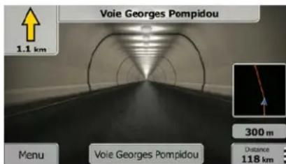 Voie Georges Pompidou 1.1 km Menu Voie Georges Pompidou 300 m Distance 118 km