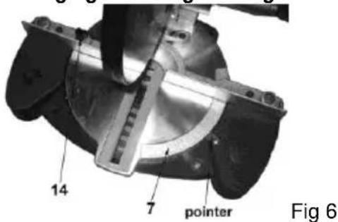 PowerPlus POW8002 - Réglage de l'angle d'onglet - 1