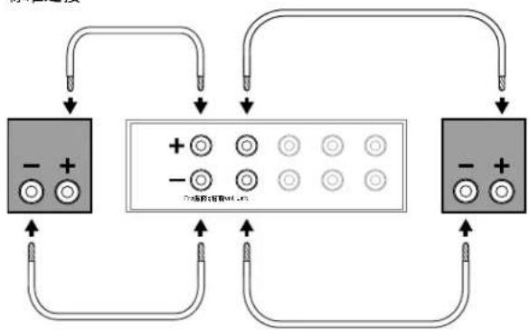 graph TD A["Terminal 1"] -->|+| B["Central Display Panel"] C["Terminal 2"] -->|-| B D["Terminal 3"] -->|+| B B --> E["Terminal 4"] style B fill:#f9f,stroke:#333,stroke-width:2px style C fill:#ccf,stroke:#333,stroke-width:2px style D fill:#cfc,stroke:#333,stroke-width:2px