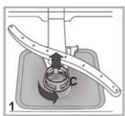HOTPOINT LFF 8M116 EU - Reinigen van de filters - 1