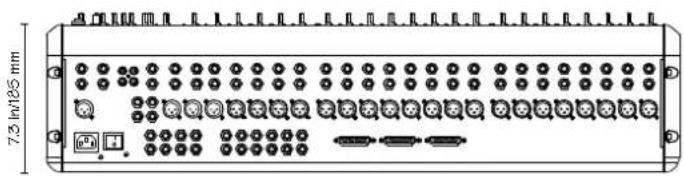 MACKIE 2404VLZ4 - Physical Dimensions and Weight - 1