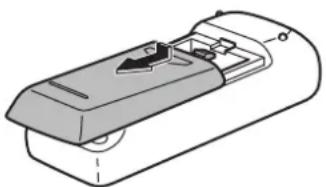 SHARP PN-E803 - Vorbereitung der Fernbedienung - 1