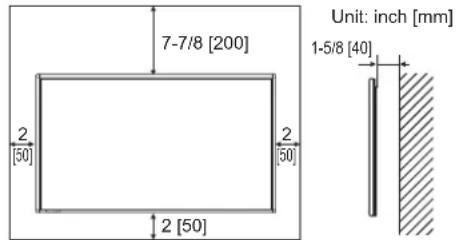 7-7/8 [200] 2 [50] 2 [50] 2 [50] Unit: inch [mm] 1-5/8 [40]