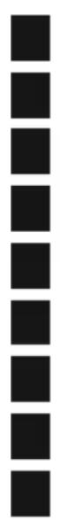 Vertical column of eight black squares with no text or symbols