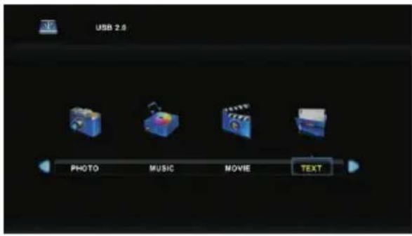 USB 2.6 PHOTO MUSIC MOVE TEXT