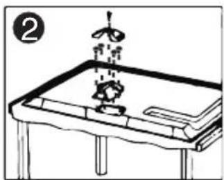 SALORA 40LED1500 - TV Stand Installation Instructions - 2