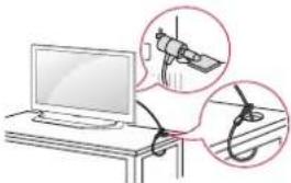 LG 43UF7729 - Uporaba varnostnega sistema kensington - 1