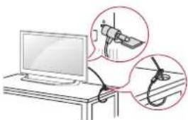 LG 43UF7729 - Χρήση του συστήματος ασφαλείας Kensington - 1