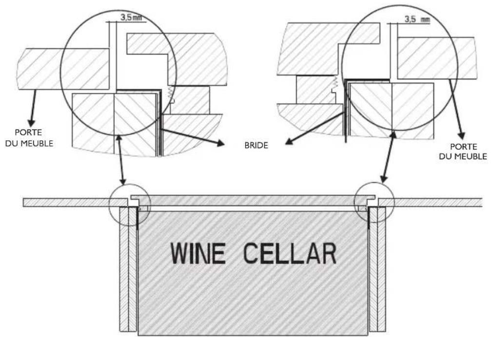 3,5 mm PORTE DU MEUBLE BRIDE 3,5 mm PORTE DU MEUBLE WINE CELLAR