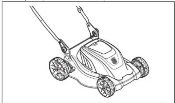HUSQVARNA LC 141Li - Задаване на продукта в положение за работа - 1