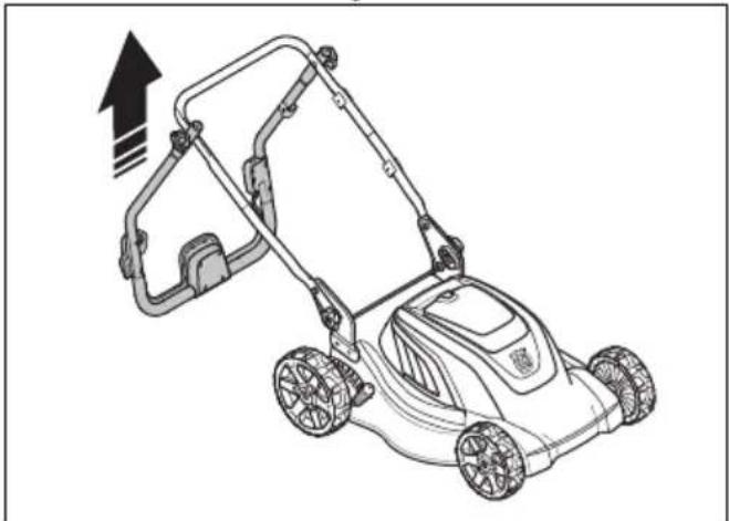 HUSQVARNA LC 141Li - Ställa in produkten i arbetsläge - 3