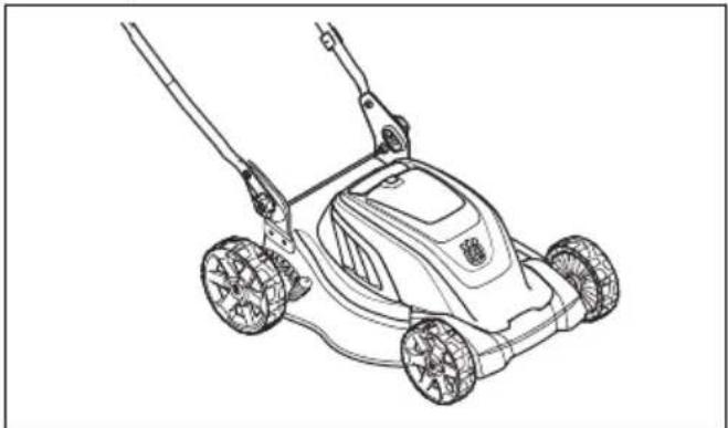 HUSQVARNA LC 141Li - Ställa in produkten i arbetsläge - 1
