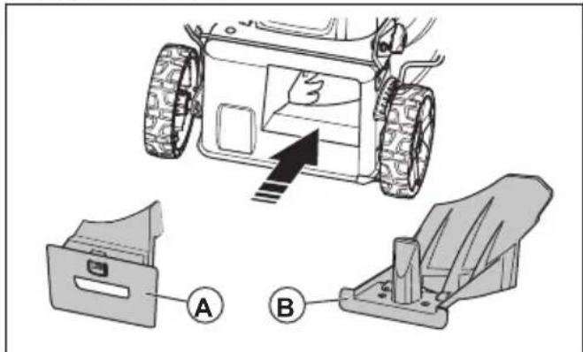HUSQVARNA LC 141Li - Grasopvangbak monteren - 4
