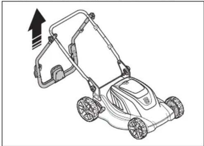 HUSQVARNA LC 141Li - Установка изделия в рабочее положение - 3