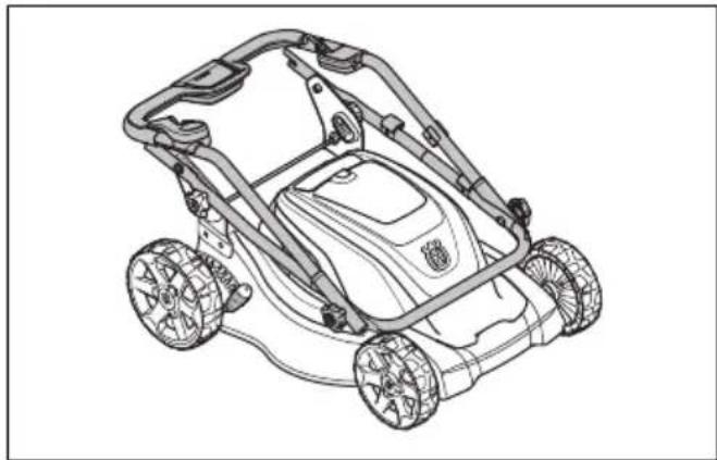 HUSQVARNA LC 141Li - 本製品を停止するには - 3