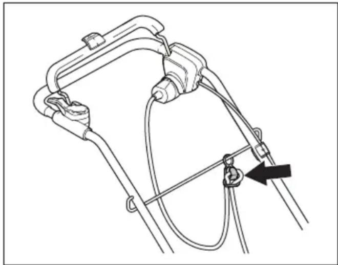 HUSQVARNA LC 141Li - Pour contrôler l'antidémarrage - 2
