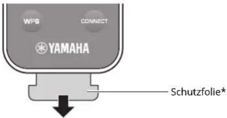 WPS CONNECT YAMAHA Schutzfolie*