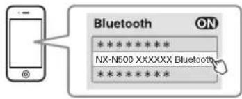 Bluetooth *NX-N500 XXXXXX Bluetooth * * * * * * * * * * * * * * * * * *