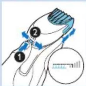 PHILIPS Series 9000 S9121 - Het Beard Styler-hulpstuk met de kam gebruiken - 1