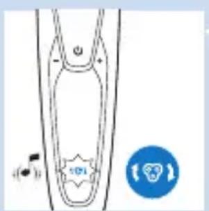 Diagram showing a device with a 10% label and a music note icon, likely illustrating audio or sound control.