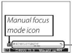 Manual focus mode icon 01451010253069.17 M 4000 15.6 55222 400