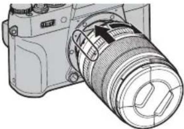 FUJIFILM FinePix X-T10 - Attach the lens. - 1