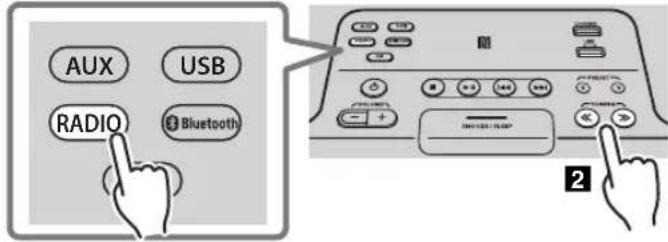AUX USB RADIO Bluetooth 2