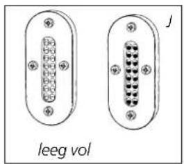 leeg vol
