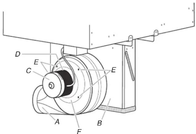JENN-AIR JGD3536WS - Rotation du ventilateur - Facultative. - 1