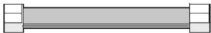JENN-AIR JGD3536WS - Flexible metal appliance connector: - 1