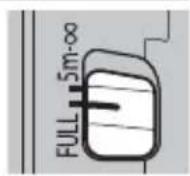 FUJIFILM FUJINON XF100 - De scherpstelbereikkeuzeknop - 1