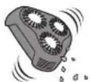 PHILIPS series 3000 S3110 - Cleaning the click-on stubble cap (S3520, S3510 only) - 3