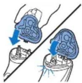 Illustration of two hands performing a medical procedure on a patient's abdomen, with arrows indicating force or movement (no text or symbols present)