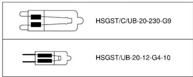 HSGST/C/UB-20-230-G9 HSGST/UB-20-12-G4-10