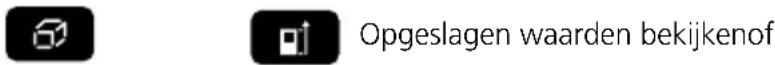 Opgeslagen waarden bekijkenof