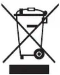 Symbole d'une poubelle barrée d'une ligne diagonale, sans texte ni chiffres.