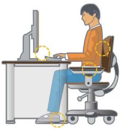 SAMSUNG DM500S4A-C58 PC - 앉는 자세 - 1