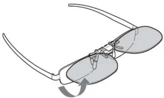 SONY LMD-2451MT - Verwenden des Aufsteckmodells der 3D-Brille (BKM-31GM) - 2